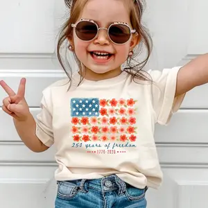 America 250th Anniversary Kids Shirt, Patriotic USA Toddler Tee, 1776–2026 Independence Day, Patriotic Toddler Tee, 4th of July Tee for girl
