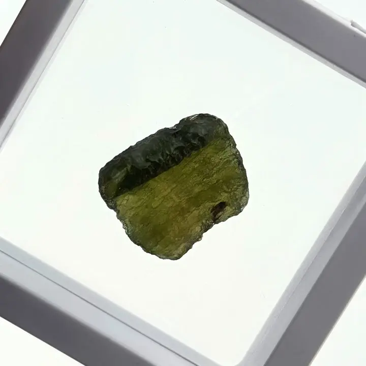 Moldavite Specimen 26.9cts (Floating Case Included)