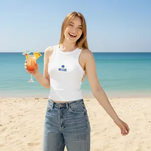 Womens White Custom Mrs Crop Tank Top, Personalized Bride Shirt, Bachelorette Party Outfit, Bridal Shower Gift, Honeymoon Beach Top, Wedding Weekend Outfit, Bride Squad Matching Shirts, Cute Summer Crop Top tops y2k casual comfy cami slim sleeveless