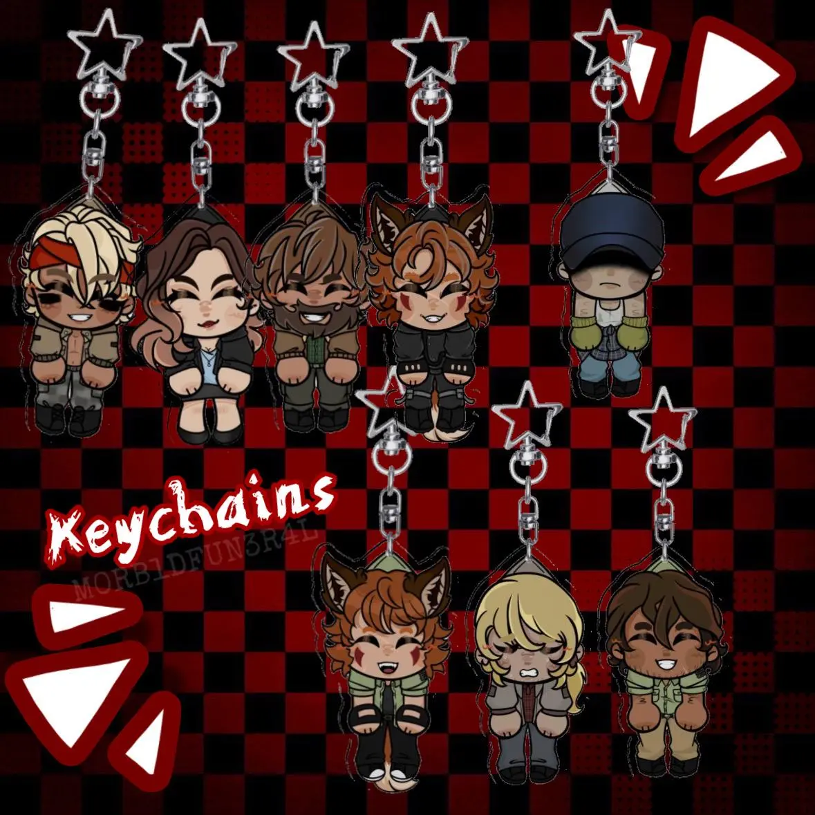 BTD/TPOF/W1WD - Acrylic Keychains
