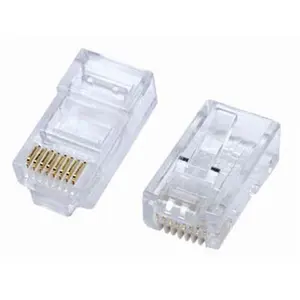 Cmple Rj-45 Modular Plugs Rj45- 100 Pack For Solid Cmple Rj-45 Modular Plugs Rj45- 100 Pack For Solid
