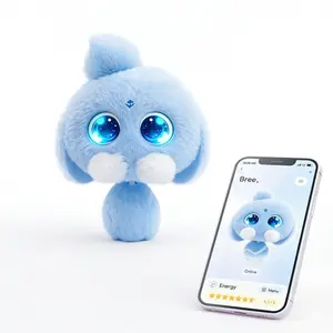 OKIVIVI Bree AI Companion Plush Toy,AI Plush Toys,Your First AI Bestie, Interactive Talking Stuffed Animal Bag Charm, Cute Everyday Purse Accessory, Gift for Teens, Women & Adults