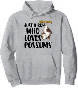 Just A Boy Who Loves Possum Funny Cute Little Possum Love Pullover Hoodie - Josephroycos Shop 80B0B48JP2ZJ