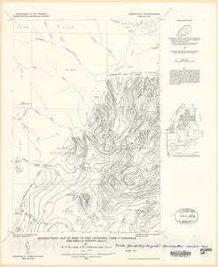 Churchill Lake Quadrangle, Maine - Aeromagnetic Map, 1963