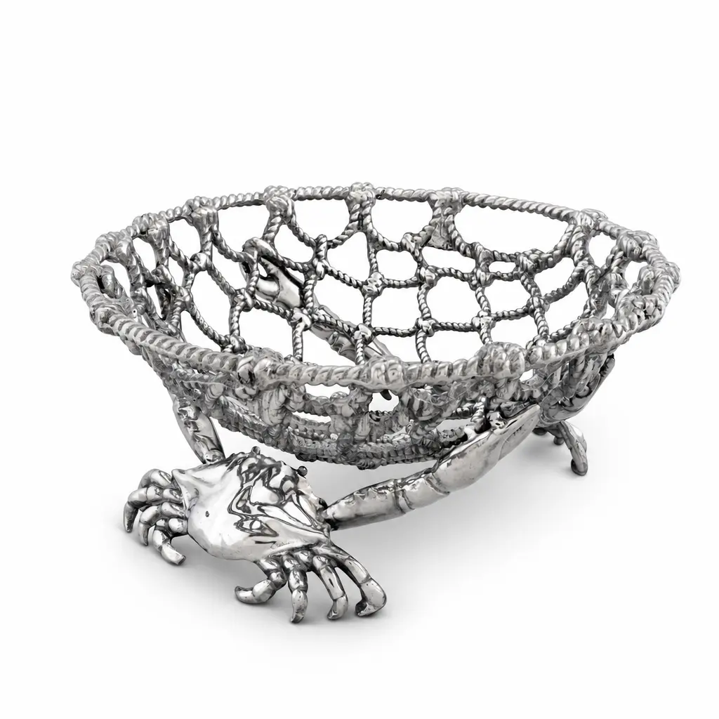 Crab and Net Fruit Basket