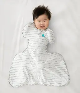 Swaddle Up™ Hip Harness 1.0 TOG Cotton White Dreamer Swaddle Up™ Hip Harness 1.0 TOG Cotton White Dreamer
