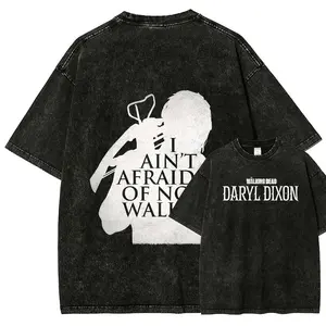 The Walking Dead Daryl Unisex Fit Washed T-Shirt 2