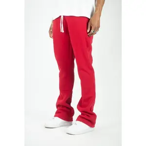 Rebel Minds Sweats Stacked Pants (Red) 100-475