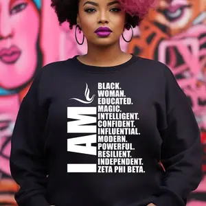 Zeta Phi Beta Sweatshirt. Zeta 1920 Sweatshirt. Zetas, ZPhiB, Finer Women.