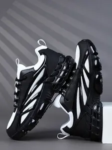 2026 New Men's Air Cushion Sneakers, Athletic Gym Sneakers, Shock Absorption, Lightweight, Breathable, All-Season, Sporty Style, Medium Width, PVC Sole