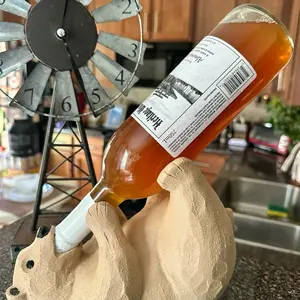 Bear wine bottle holder