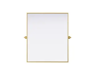 Elegant Decor MR6H3036BRA Amoura 30 x 36 in. Pivot Mirror, Brass