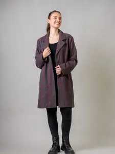 Shoppe French Coat - Soft Premium Fabric, Stunning Color Patterns, Perfect for Layering, Effortlessly Elegant, Unique Patchwork Design, Timeless Charm Outerwear