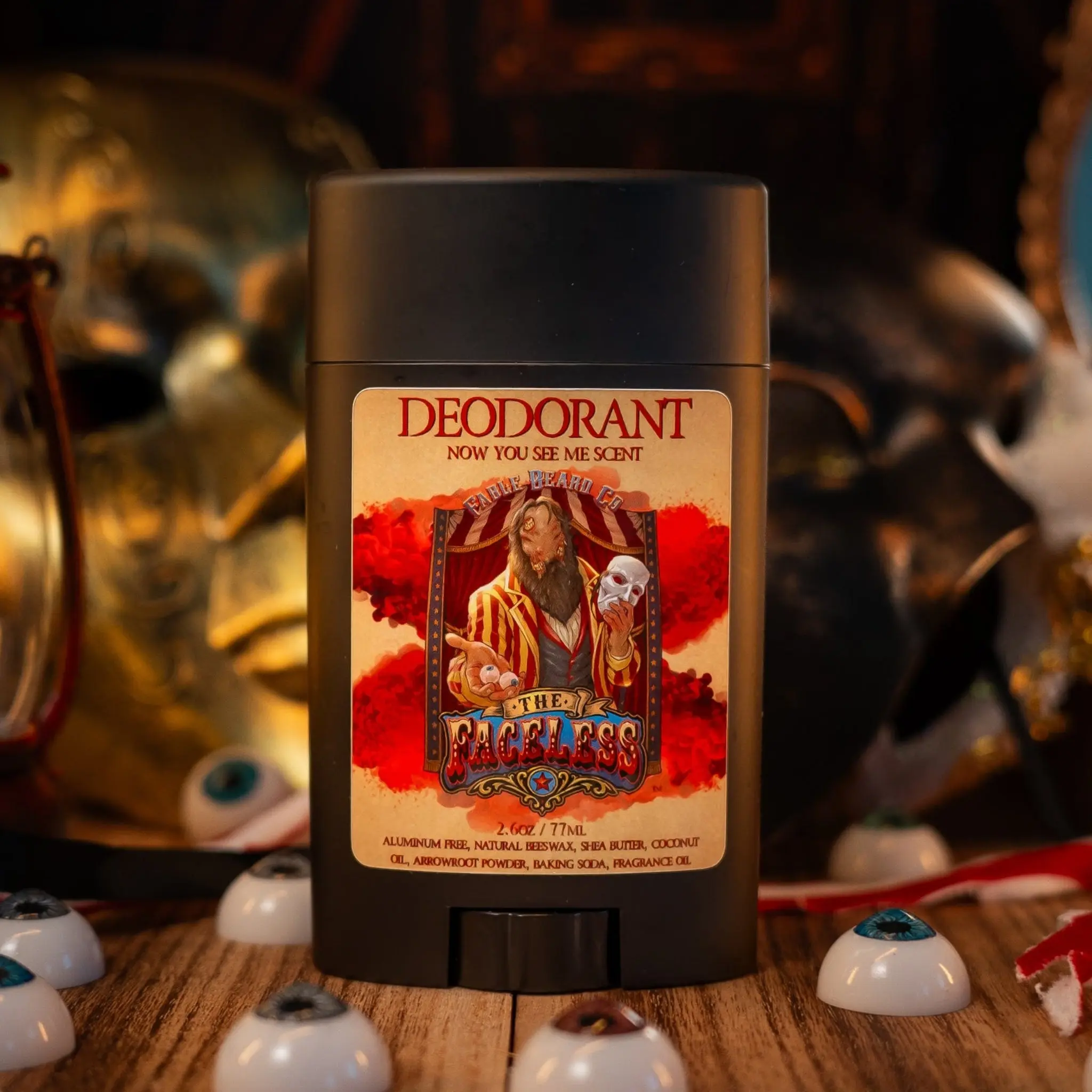 Fable Beard Co - Natural Deodorant Stick - Aluminum-Free All-Day Freshness - Smooth, Moisture-Absorbing Formula - 50+ Scents