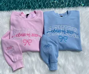 Embroidered Senior 2027 Sweatshirt,Senior Sweatshirt,Senior Gift,Senior Night, Senior Hoodie,Senior 2027