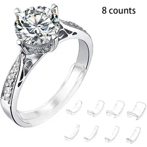 Invisible Ring Size Adjuster Set, Lightweight & Convenient Sizing Bars, Ring Guards for Adjusting Ring Size, Jewelry Accessories for Women & Men