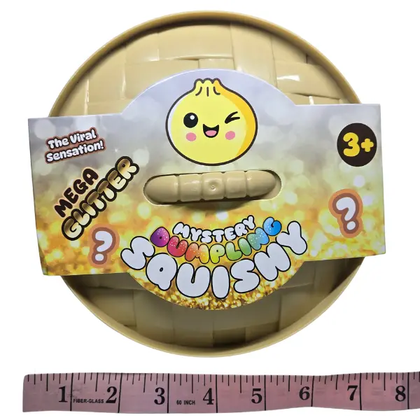 JUMBO Dumpling SUGAR Maltose Texture Stress Relief Fidget Toy Novelty Funny Giant Dumpling 8 inches Mystery RANDOM Color