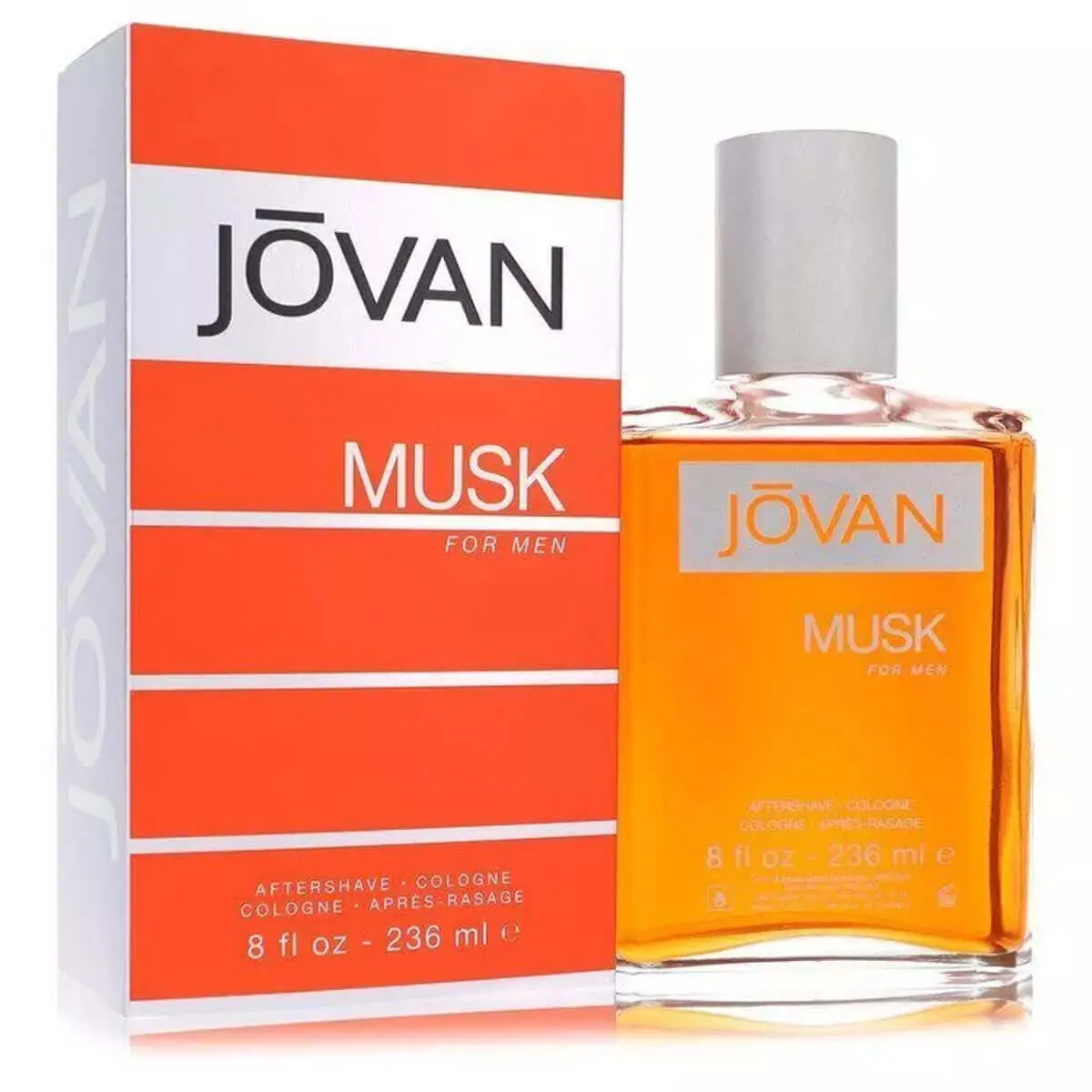 Jovan Musk by Coty Men's Water-Based Aftershave with Lavender & Citrus Spice, 8 fl oz, New in Box