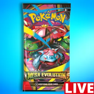 Mega Evolution - Booster Pack (LIVE or SEALED)