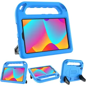 TCL Tab 8 LE (9137w) / Tab 8 WiFi (9132x) 2023 Case for ,  Friendly, Boys and Girls EVA Handle Stand Shockproof Tablet Cover for TCL Tab 8 LE/WiFi-Blue