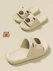 Capybara Cool Slippers Indoor Comfort Simple Cute Animal Print, Eva Sole, Less Than Ankle Height, Perfect Gift, Multiple Colors Available