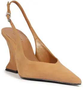 Schutz Siena Buckle Mule Pump in Wood