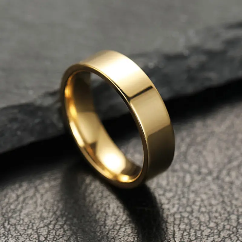 Unisex Titanium Steel Couple Rings, 4mm Inner Ball Design, Street Style, Perfect for Daily Wear & Parties, Ideal Gift for Friends & Family, Stainless Steel Ring