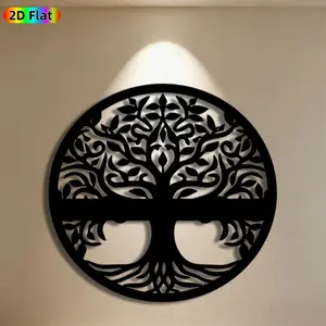 1pc Tree of Life Metal Wall Art, Intricate Tree of Life Statue Mural, Ideal Gift for New Year, Christmas, Nature Decor Enthusiasts,  Metal Wall Decor Wall Sculptures, Perfect for Living Room Wall & Garden Fence, Unique Home & Outdoor Ornament