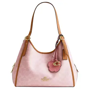 Coach Erin 26 Printed Coated Canvas Tote Bag for Women, Medium Size, Pink