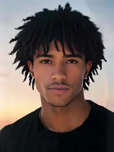 Short Curly Dreadlock Wigs for Black Women and Men, Gorgeous Fluffy Wigs with Bangs, Synthetic Full Machine Wigs for Party, Daily Use, Afro Kinky Wigs