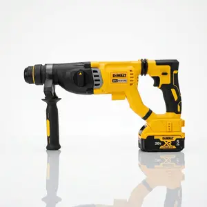 2.2 ft-lb (3.0J) Powerful DeWalt DCH263 Cordless Rotary Hammer – 20V Max, 28mm Concrete Capacity, 0-4300 Hammer Rate, Variable Speed 0-1165 RPM, Depth Rod, SDS Chuck – Ideal for Shelves, TV Mounts, Light Demolition for Plumbers, Remodelers， spiral