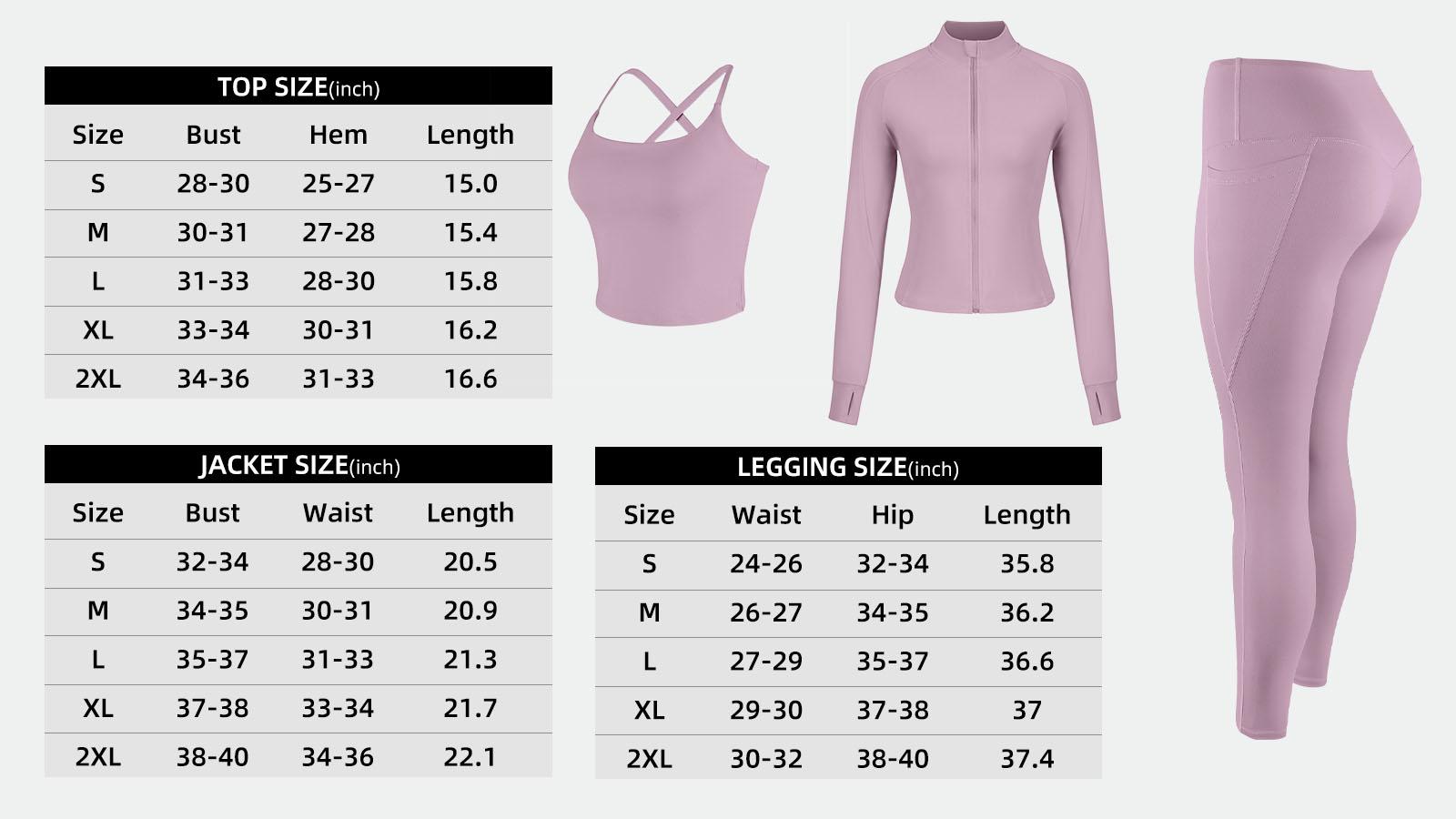 【LOCAL SHIPPING】2026 NEW 2/3 Piece Workout Set S-2XL - Longline Sports Bra + Side Pockets Leggings/Shorts + Full Concealed Zip Jacket with Collar Shield – Women’s Yoga Outfit Activewear for Gym Running Training Lightweight Compression Sportswear