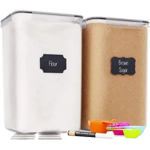 Chef's Path Extra Large Food Storage Containers with Lids Airtight (6.5L|220 Oz|2 Pack) Kitchen Lightweight Kitchen Lightweight