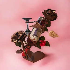"Rose Gold" wine bottle holder "Rose Gold" wine bottle holder