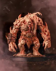 Flesh Golem - Rise of the Forge 3D Resin Miniature, Handcrafted Paintable Collectible Statue Figurine, Tabletop RPG Fantasy Dungeon DnD Play Piece, Home Decor Accent