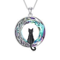1 Cat(Black)-Purple Crystal-01-B