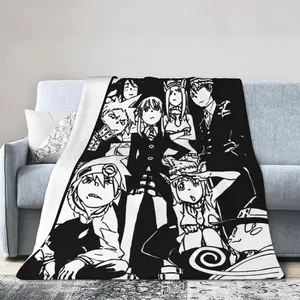Soul Eater Ultra-Soft Micro Fleece Blanket Super Soft Throw Blanket Flannel Fleece Blanket for Couch Bed Sofa Travelling Camping 60"x50" 775