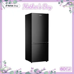 Upstreman mini fridges 7.1 Cu.Ft Energy-efficient Bottom Freezer Refrigerator with Adjustable Thermostat & Double Door Design for Apartment Kitchen Dorm BM71