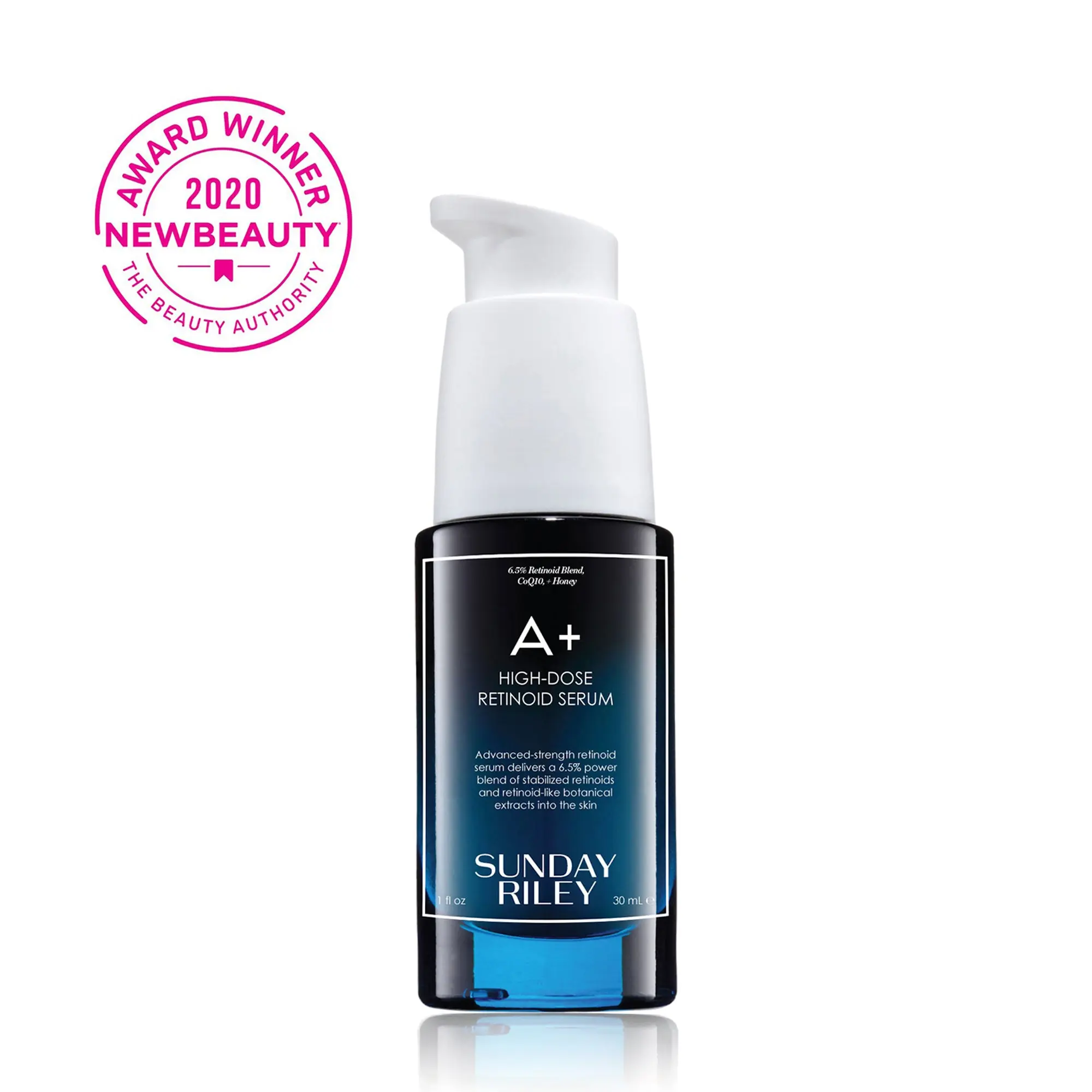Sunday Riley A+ High-Dose Retinoid Serum – Advanced Retinol Alternative for Fine Lines, Dark Spots & Congested Skin