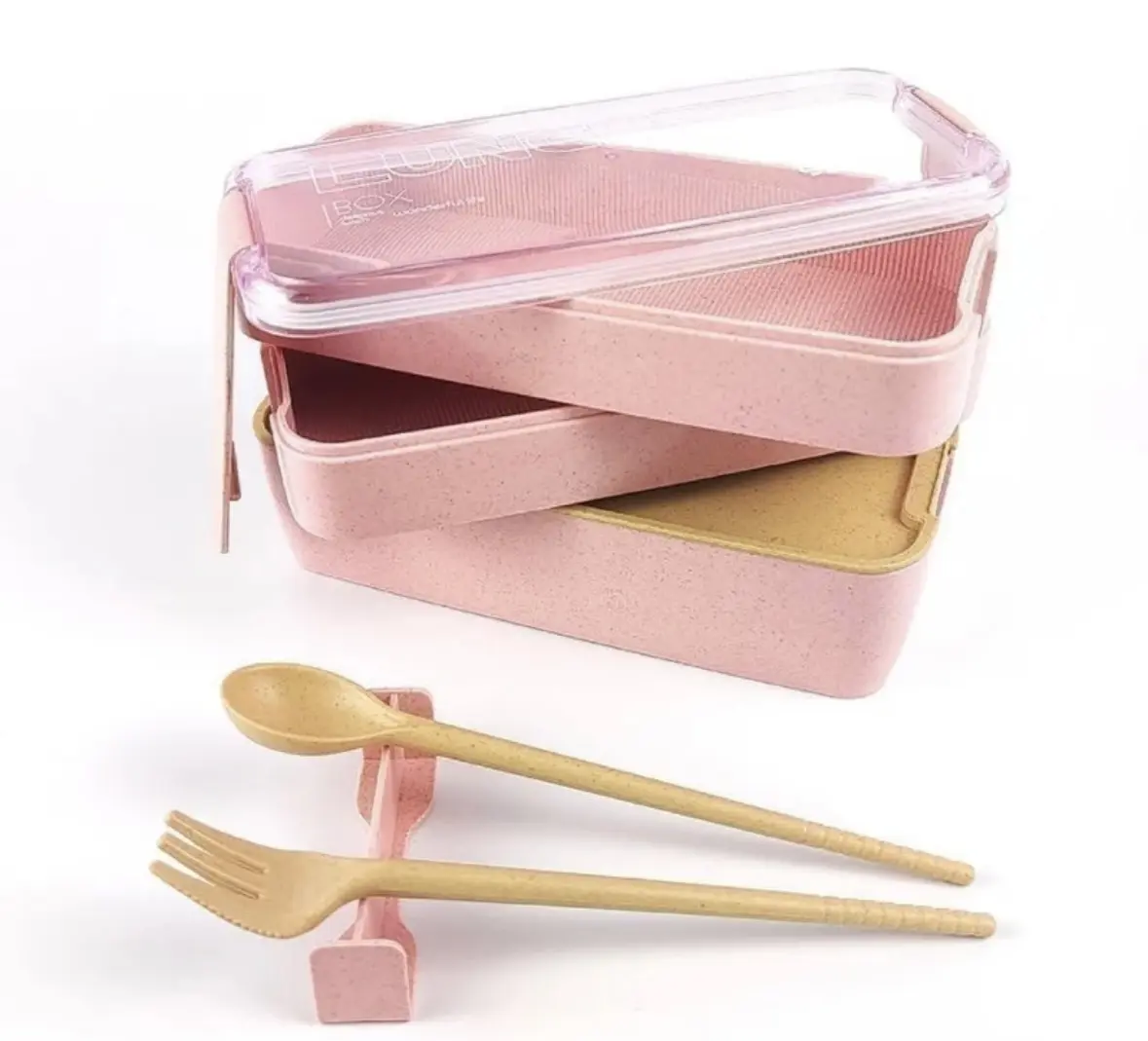 Eco-Friendly Stackable Japanese Bento Box: Lunch Made Simple