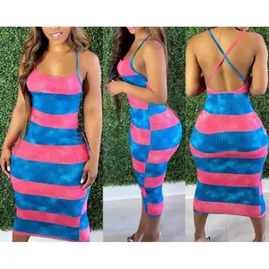 Womens Striped Sundress (Style #2)