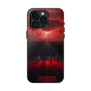 Red Sky Stranger Things Phone Case, Epic Horror TV Show Fan Merch, Best Gift for Halloween & Geek for iPhone/ Samsung Galaxy/ Google Pixel