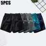 Men's Fitted Polyester Active Athletic Shorts - Quick Dry, Elastic Waistband with Drawstring, Zip Pockets, Durable, Comfortable, Standard Sizes for Gym Workouts, Outdoor Leisure
