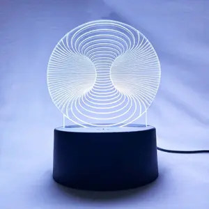 3D Illusion Light - Customizable Personalized Lamp Design