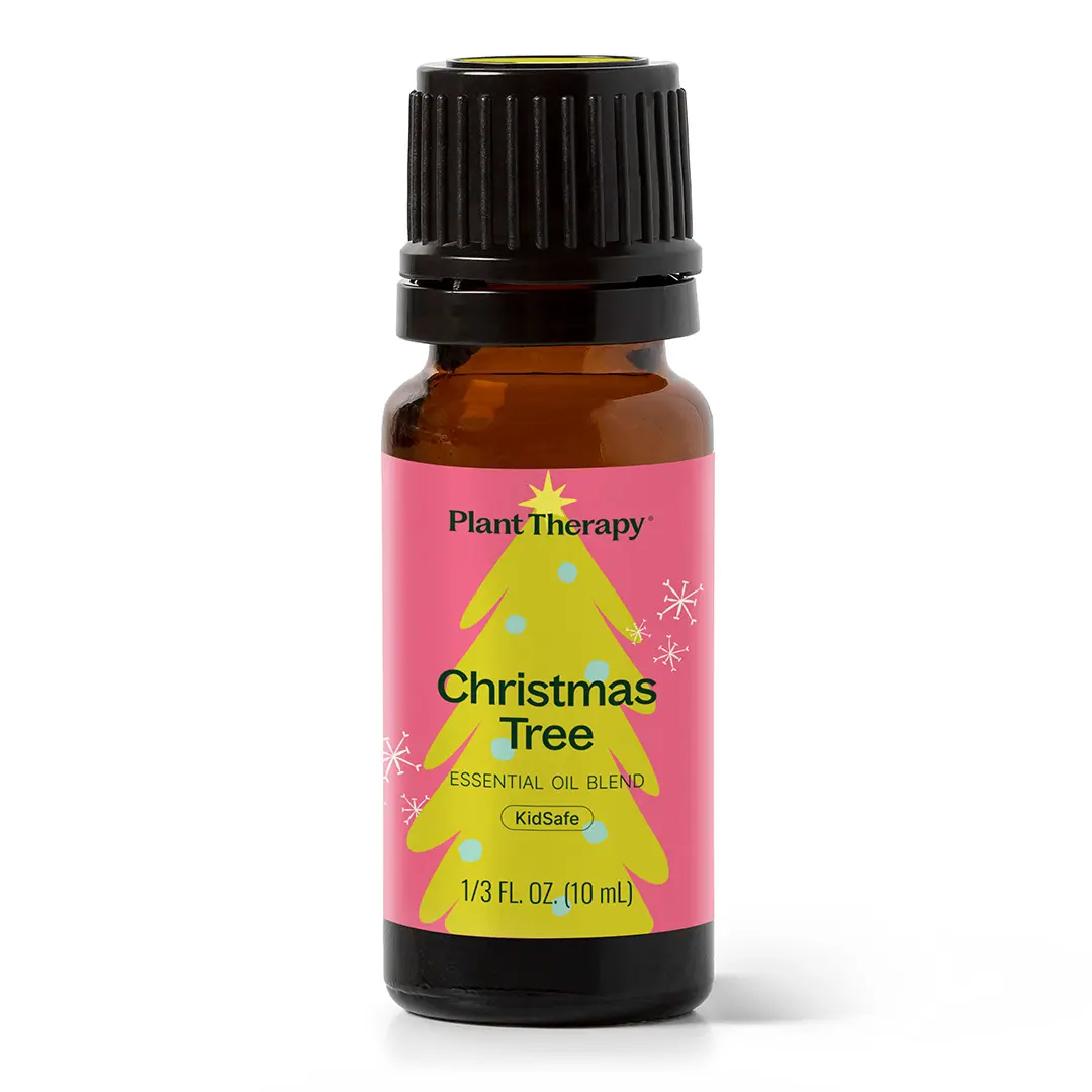 Plant Therapy Christmas Tree Holiday Essential Oil Blend, for Essential Oil Diffuser, DIY Candles, Room Spray, Bath Salts, Gifts & More, 100% Pure, Undiluted, Natural, 10 mL (1/3 oz)