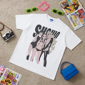 Lupin the Third "The Three Sisters" Anime Vintage Oversized Tshirt DTG Print 180GSM Cotton Original Design Crewneck Regular Shoulder Unisex Streetwear