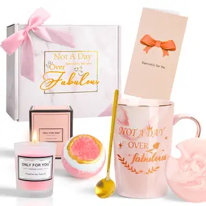 Pink Mug Gift Box - Delicate Ribbon Packaging | Perfect Gift for Birthday, Valentine’s Day, Mother’s Day, Christmas & New Year | Unique Surprise for Mom, Sister & Friend.