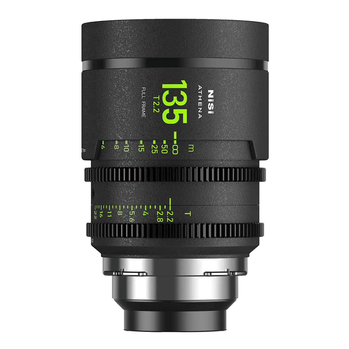 NiSi ATHENA PRIME 135mm T2.2 Cine Camera Lens, PL Mount, with Integrated Filter Holder