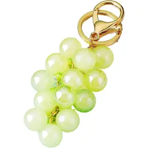 Cute Grape Keychain Pendant,Bag Charms, Handbag Charms for Purses,Key Chains Accessories Decor for Women Gifts
