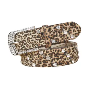 Women Belts with Rhinestone Light Luxury Ladies All-match Waistband